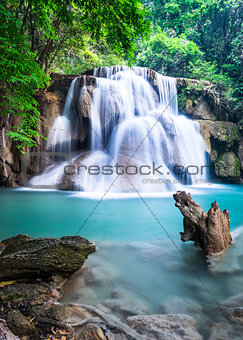 Waterfall at Kanchanaburi Province, Thailand