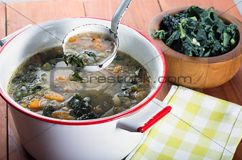 White Bean and Kale soup