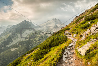 path in mountains