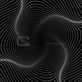 Design whirl movement illusion background