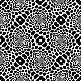 Design seamless monochrome helix snakeskin pattern