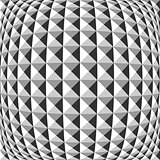 Design monochrome warped geometric pattern