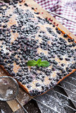 Homemade blueberry cake