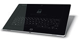 Vector Tablet Right Side View Horizontal Surface