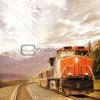 Freight train.