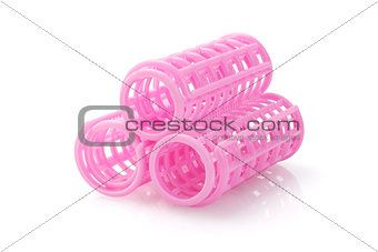 Pink Hair Curlers