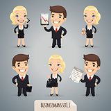 Businessmans Cartoon Characters Set1.1