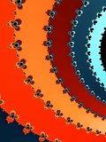 Fractal background with a circles