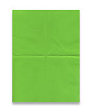 Leaf of green crushed paper