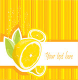 Fresh lemon menu