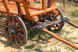 old wooden cart