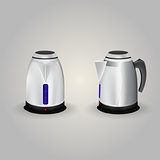 Illustration of electric kettles