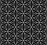  Seamless geometric texture. Hexagons, diamonds, triangles and s
