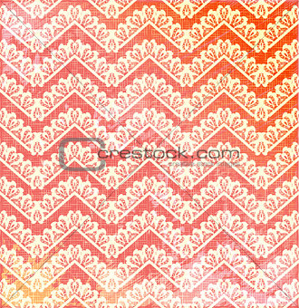vector Lace vintage background with chevron