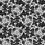 seamless pattern of dandelion