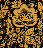 Hohloma floral pattern