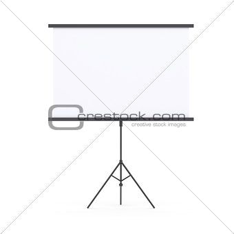 Blank presentation roller screen