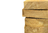 Pack of wooden planks