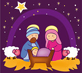 Baby Jesus in a manger 4