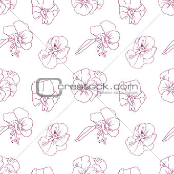 Elegant floral wallpaper