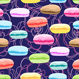 pattern of multicolored macaroon