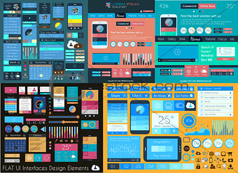 Flat UI Mega Collection: Icons: web and  technology