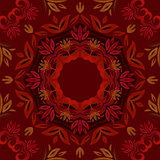 Abstract dark red floral repeating background