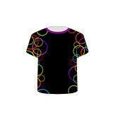 T Shirt Template- fractal rings