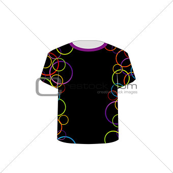 T Shirt Template- fractal rings