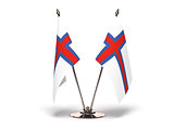 Miniature Flag of Faroe Island