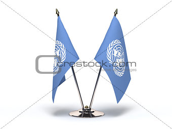 Miniature Flag of UN