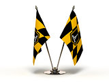 Miniature Flag of Baltimore Maryland