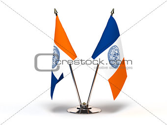 Miniature Flag of New York City