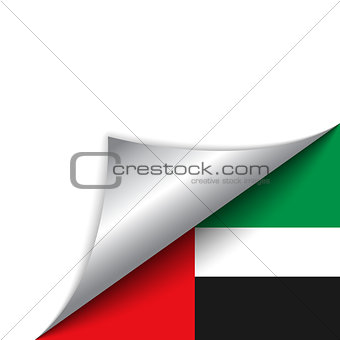 Emirates Country Flag Turning Page
