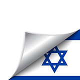 Israel Country Flag Turning Page