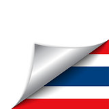 Thailand Country Flag Turning Page