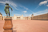 Gatchina. Famous palace and monument to suburban St. Petersburg