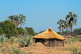 Rural African hut