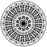 black ottoman serial patterns twenty-one
