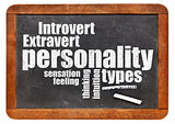 personality types on blackboard
