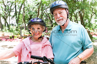 Fit Seniors Ride Bicycles