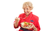 Senior Lady - Healthy Eating