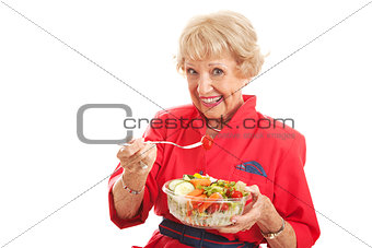 Senior Lady - Healthy Eating