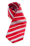 Red pattern tie