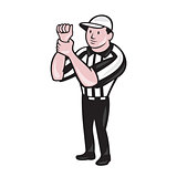 American Football Referee Illegal Use Hands