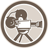 Film Movie Camera Vintage Circle Retro
