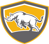 Rhinoceros Charging Side Shield Retro
