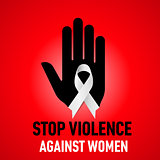 Stop Violence Against Women sign