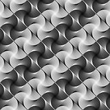 Design seamless twirl stripy geometric pattern