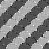 Design seamless monochrome doodle circle pattern